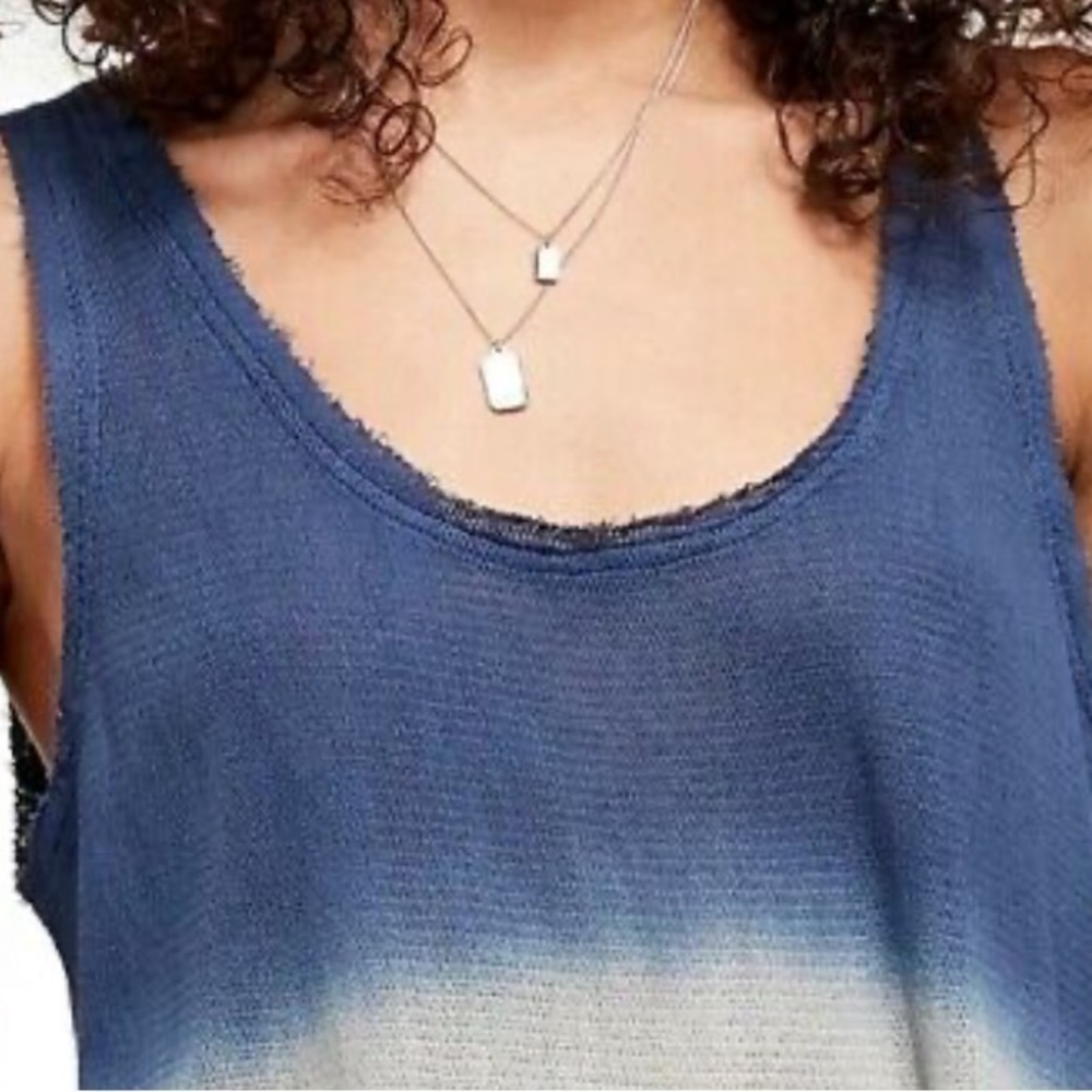 Free People NWT Joni stripe cotton tank SIZE XS - Picture 6 of 8